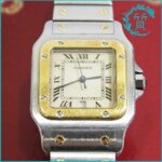 カルティエCartierの腕時計クオーツ サントスカルベ買取価格