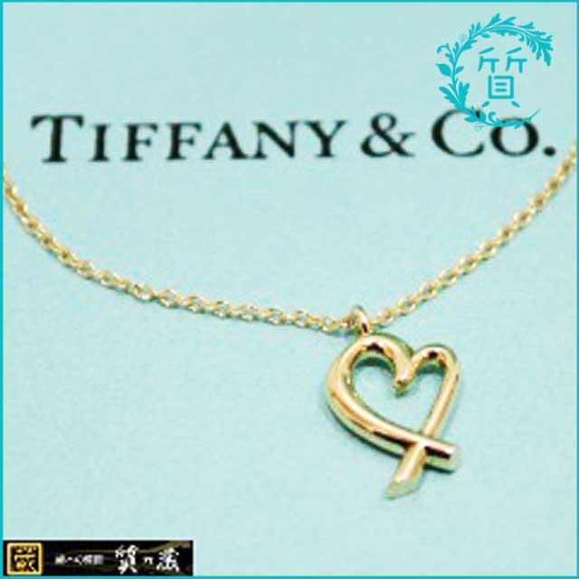 オープンハートTIFFANY ティファニー オープンハート ネックレス 750