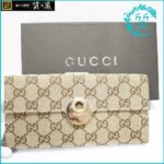 グッチGUCCIの長財布GG柄！90625買取価格