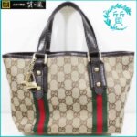 グッチGUCCIのGG柄チャーム付き！ミニトートバッグ買取価格