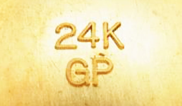 24KGPの金メッキ