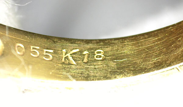 K18金の刻印