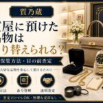 質屋に預けた品物はすり替えられる？