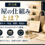 質屋の仕組みとは？質預かり・利息・期限・質流れ