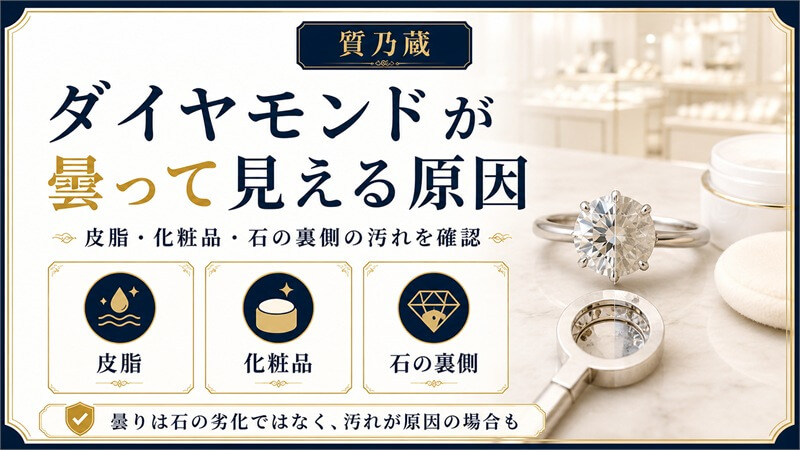 ダイヤモンドのお手入れ方法